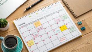 calendrier marketing