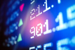 Digital marketing data matrix on display screen