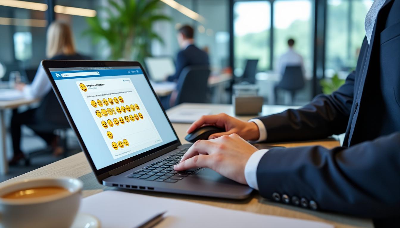 découvrez comment l'utilisation stratégique d'emojis dans vos annonces linkedin peut accroître votre visibilité professionnelle, attirer l'attention des recruteurs et renforcer l'impact de votre communication sur le réseau.