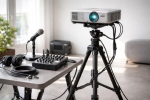 découvrez notre kit pro mobile comprenant trépied, câbles et système audio pour optimiser l'installation de votre vidéoprojecteur acer, idéal pour des présentations mobiles efficaces.