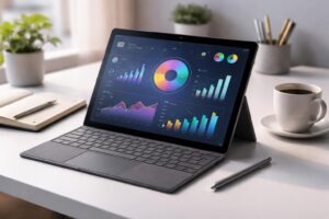 découvrez le pitch interactif de la surface pro, une tablette windows puissante, idéale pour vos présentations de vente dynamiques et efficaces.