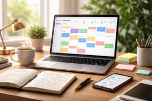 découvrez comment maximiser votre productivité grâce à un calendrier éditorial optimal, pour une organisation efficace et des contenus parfaitement planifiés.