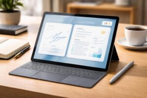 découvrez comment allier signature électronique, devis personnalisé et relance efficace avec la surface pro, la tablette tactile microsoft incontournable pour booster votre productivité.