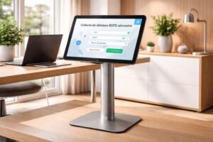 découvrez la tablette tactile sur pied, la solution professionnelle idéale pour une collecte rgpd fluide et sans friction. optimisez votre organisation avec un setup moderne et sécurisé.